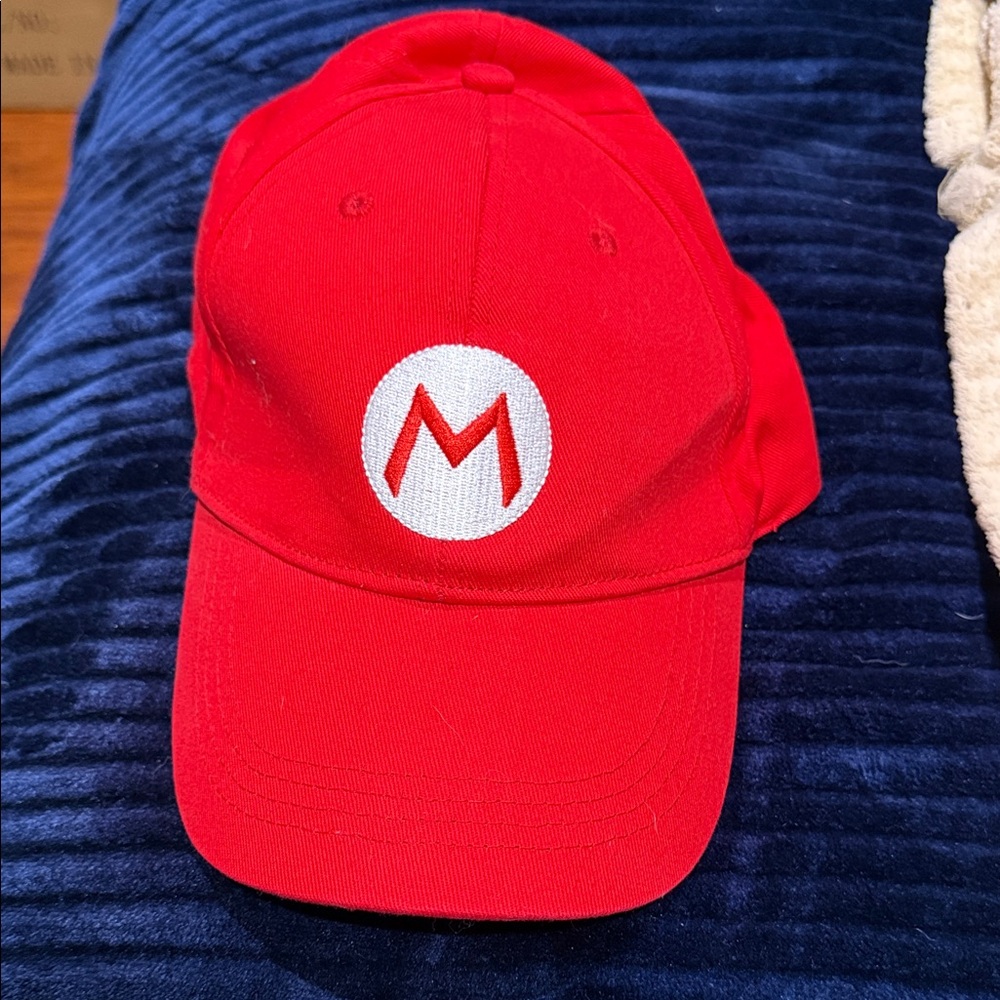 Red Cap with M Logo